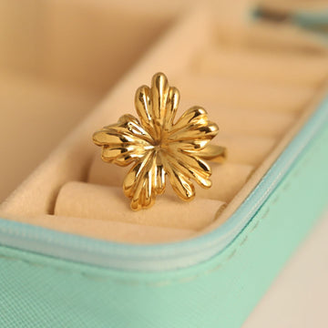 Golden Blossom Ring