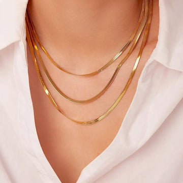 Golden Luxe Three Layer Necklace