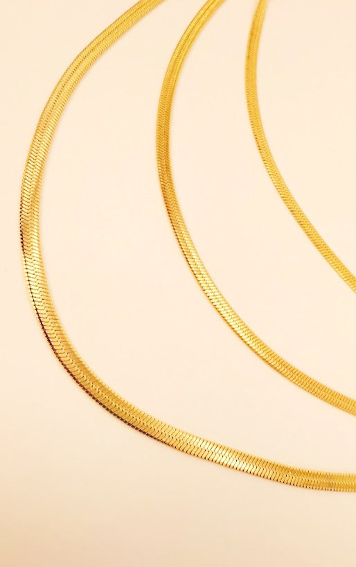 Golden Luxe Three Layer Necklace