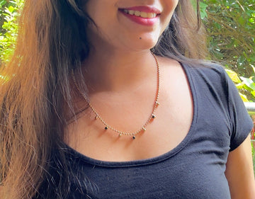 Beaded Blossom Necklace