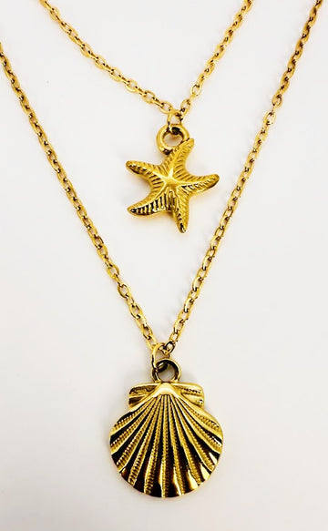 Golden Ocean Breeze Necklace