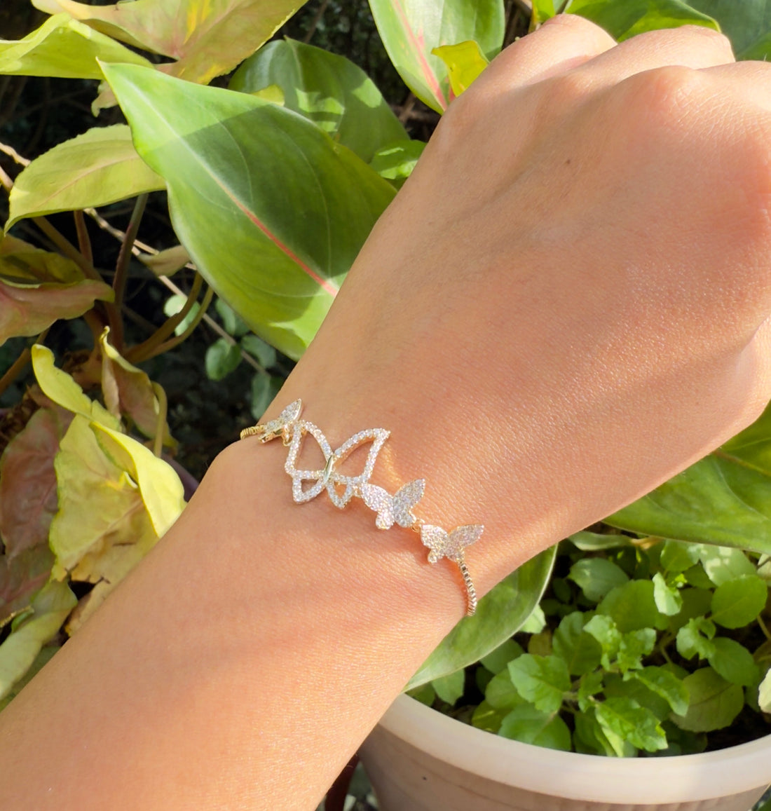 Butterfly Cascade Bracelet