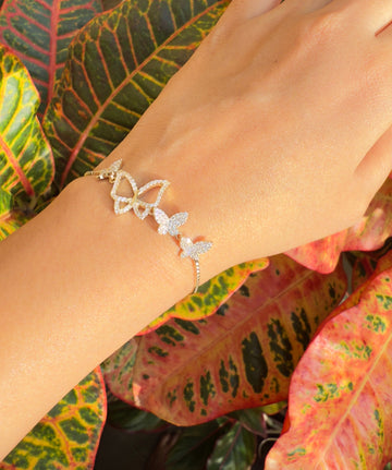 Butterfly Cascade Bracelet