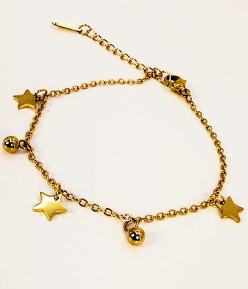 Starlit charm bracelet