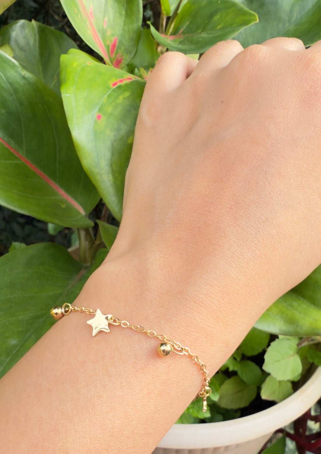 Starlit charm bracelet