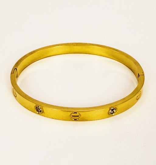 Oval Cubic Zirconia Kada