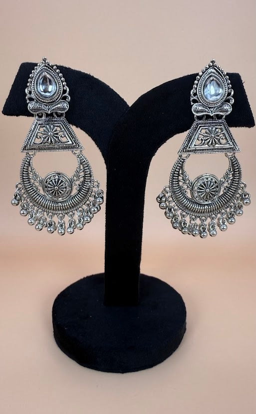 Petal Glaze Oxidized Earrings