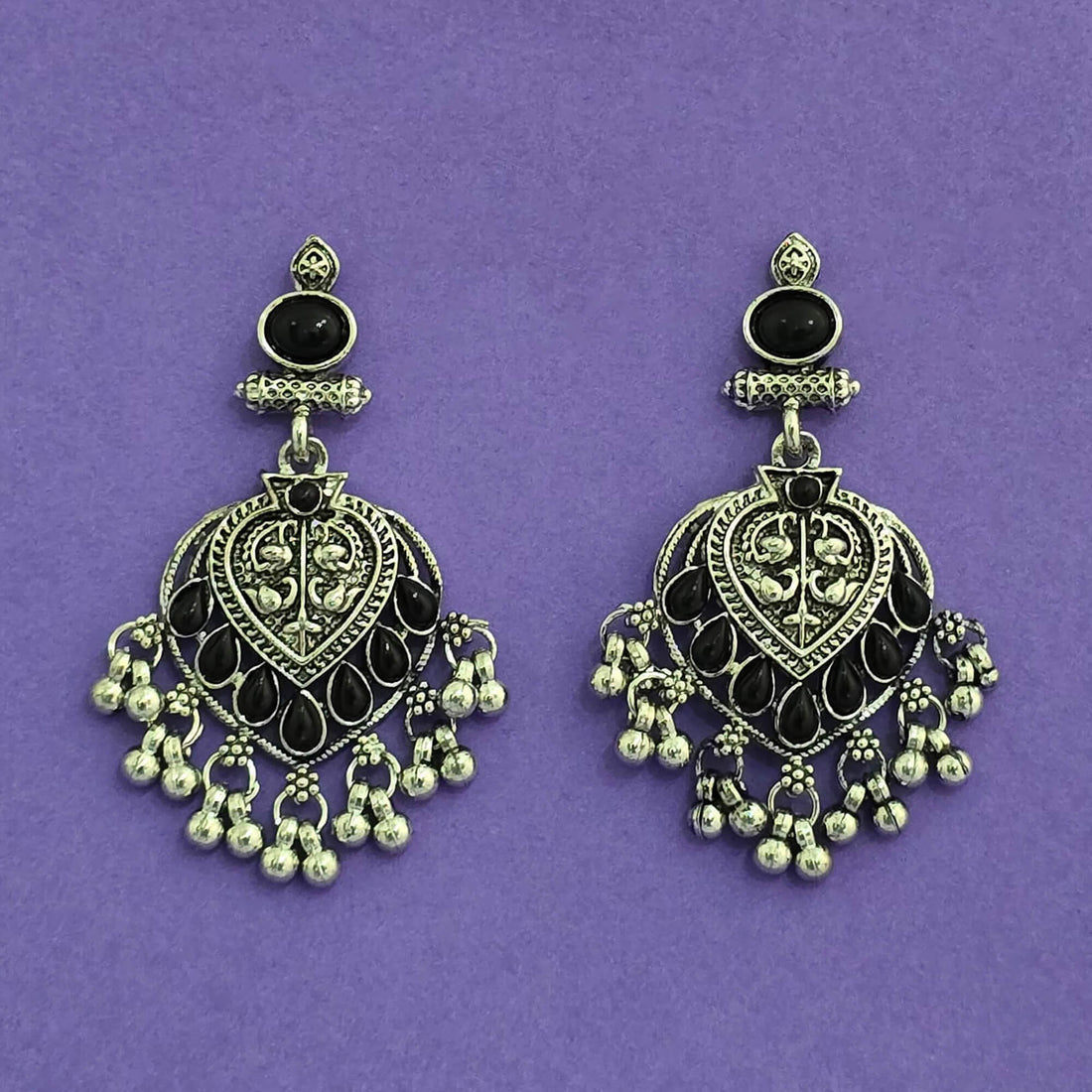 Vaidehi Oxidised Earrings