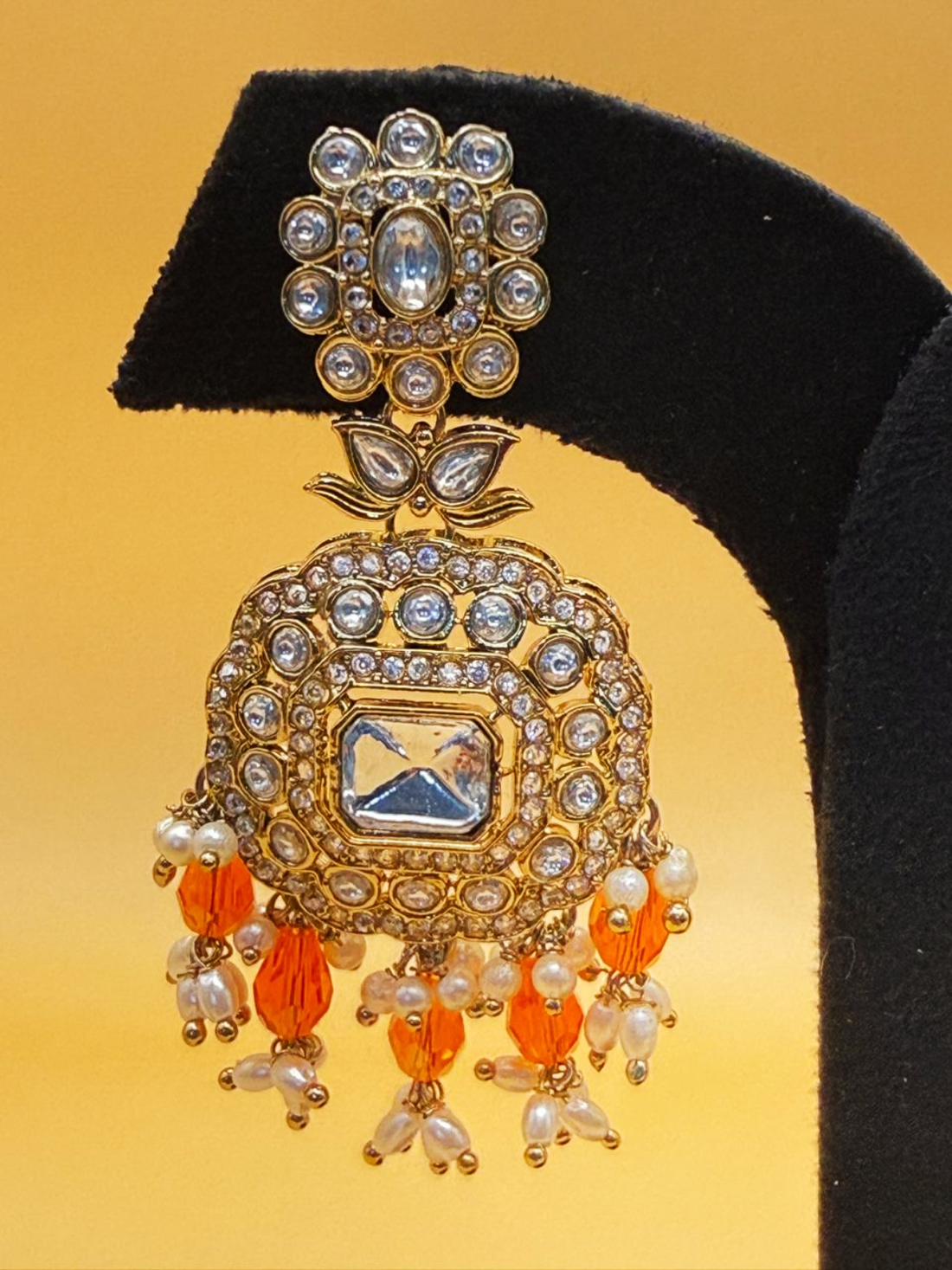 Iaraa Moissanite Pearl Earrings