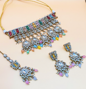 Elina Moissanite Bridal Set