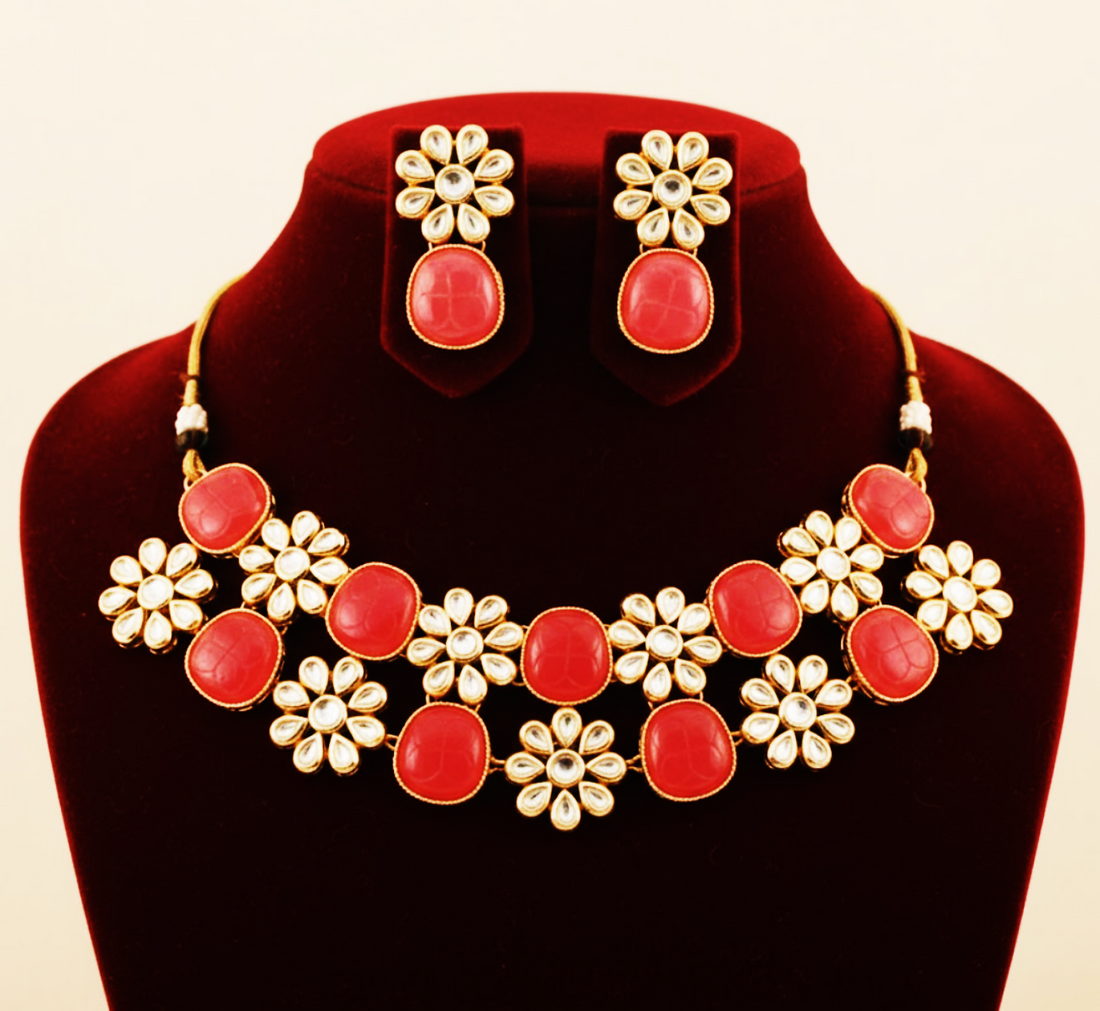 Kusum Kundan Necklace Set