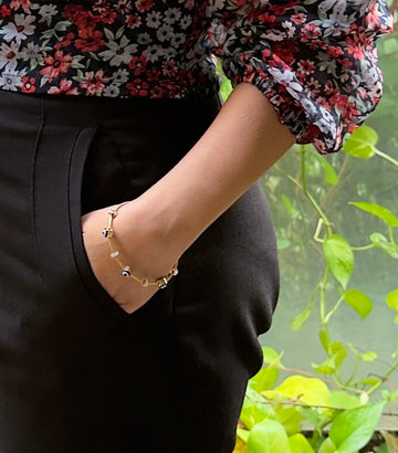 Golden Evil Eye Kada