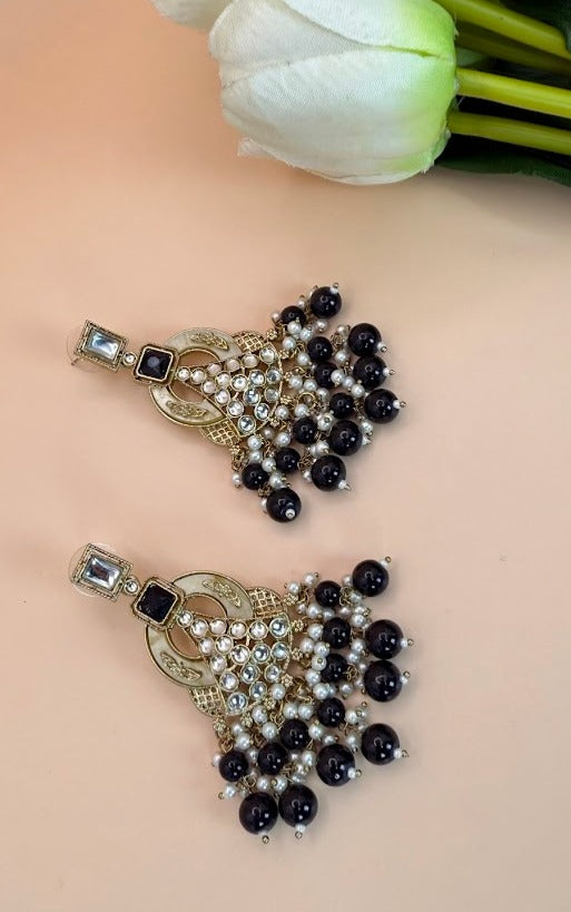 Anvika Pearl Chandbali Earrings