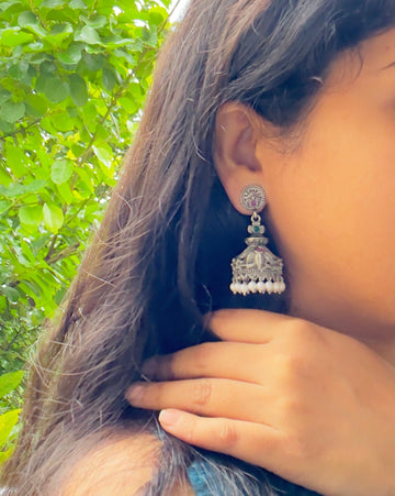 Varnika Oxidized Earrings