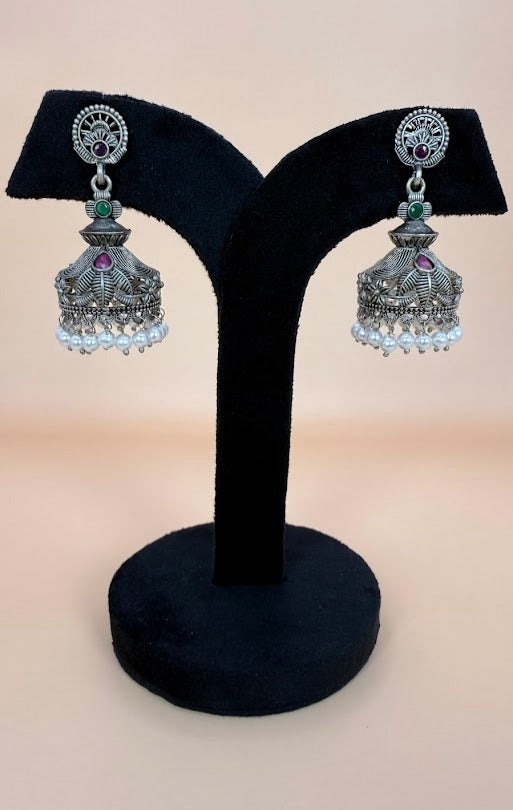 Varnika Oxidized Earrings