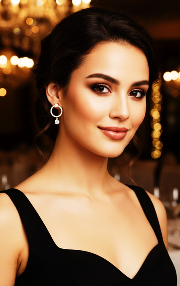 Ziva Crsystal Drop Earrings