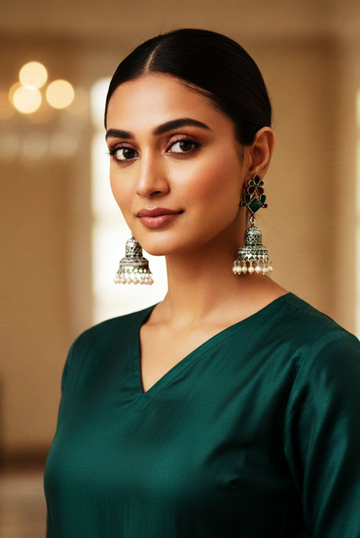 Mrunal Oxidized Earrings