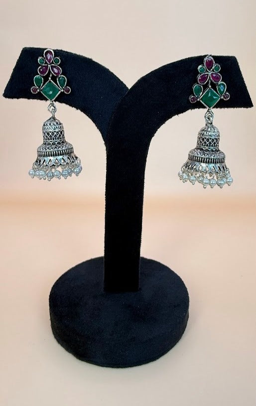Mrunal Oxidized Earrings