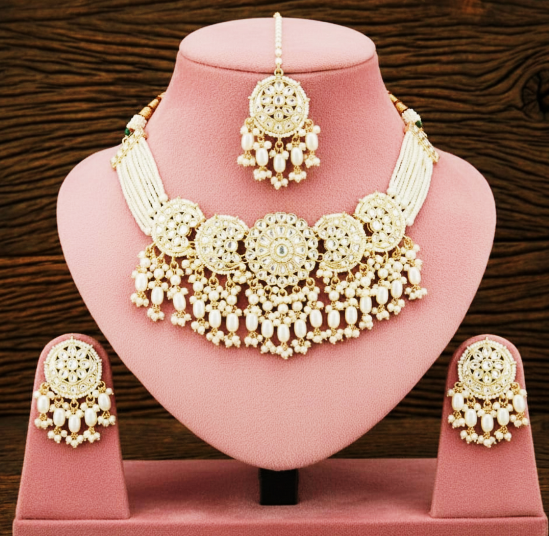 Noor Indowestern Necklace set
