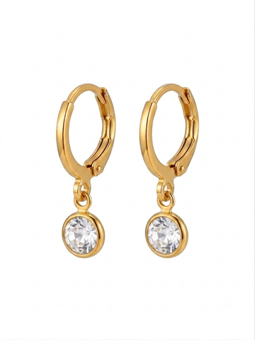 Mini Sparkle Earrings 18k gold plated