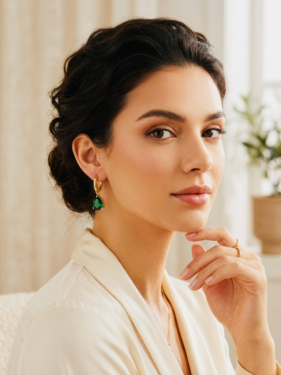 The Ivy Hoops Earrings