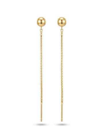 Desert Tassel Earrings 18K Gold Plated (Suidhaga Pattern)
