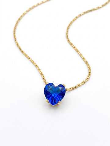 Marina heart Necklace 18K Gold Plated
