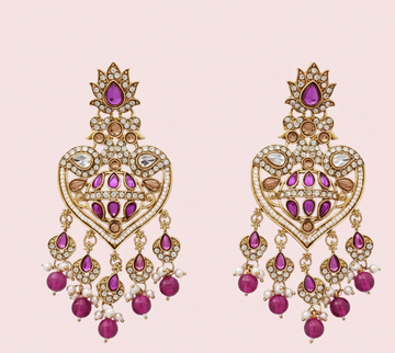 Mayra Kundan Pearl Earrings